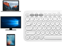 Charger l&#39;image dans la galerie, LOGITECH Clavier sans fil K380 AZERTY Blanc (920-009586)
