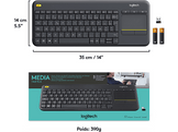 LOGITECH Clavier sans fil K400 Plus AZERTY Noir (920-007131) Sans fil Clavier sans fil Noir