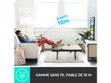 LOGITECH Clavier sans fil K400 Plus AZERTY Noir (920-007131) Sans fil Clavier sans fil Noir