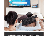 LOGITECH Clavier sans fil K400 Plus AZERTY Noir (920-007131) Sans fil Clavier sans fil Noir