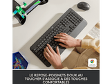 LOGITECH Clavier sans fil K650 Signature AZERTY Graphite (920-010920)