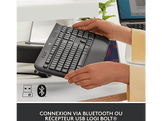 LOGITECH Clavier sans fil K650 Signature AZERTY Graphite (920-010920)