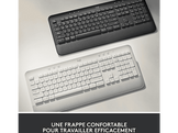 LOGITECH Clavier sans fil K650 Signature AZERTY Graphite (920-010920)
