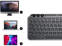 Charger l&#39;image dans la galerie, LOGITECH Clavier sans fil MX Keys Mini Illuminated AZERTY FR Graphite (920-010482)
