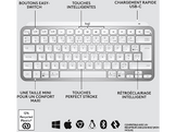 LOGITECH Clavier sans fil MX Keys Mini Illuminated AZERTY Gris (920-010483)