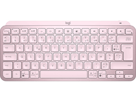 LOGITECH Clavier sans fil MX Keys Mini Illuminated AZERTY FR Pink (920-010484)