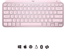 Charger l&#39;image dans la galerie, LOGITECH Clavier sans fil MX Keys Mini Illuminated AZERTY FR Pink (920-010484)
