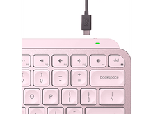 Charger l&#39;image dans la galerie, LOGITECH Clavier sans fil MX Keys Mini Illuminated AZERTY FR Pink (920-010484)
