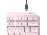LOGITECH Clavier sans fil MX Keys Mini Illuminated QWERTZU Pink (920-010487)