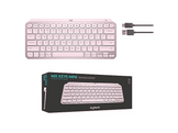 LOGITECH Clavier sans fil MX Keys Mini Illuminated QWERTZU Pink (920-010487)