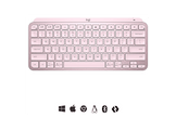 LOGITECH Clavier sans fil MX Keys Mini Illuminated QWERTZU Pink (920-010487)