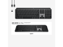 Charger l&#39;image dans la galerie, LOGITECH Clavier sans fil MX Keys for Mac Gris Sidéral AZERTY FR (920-009554)
