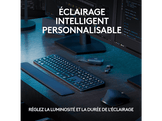 LOGITECH Clavier sans fil MX Keys S AZERTY Graphite (920-011574)