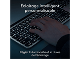 LOGITECH Clavier sans fil MX Keys S pour Mac AZERTY Blanc (920-011626)
