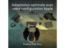 Charger l&#39;image dans la galerie, LOGITECH Clavier sans fil MX Keys S pour Mac AZERTY Blanc (920-011626)
