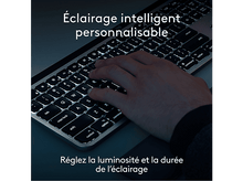 Charger l&#39;image dans la galerie, LOGITECH Clavier sans fil MX Keys S pour Mac AZERTY Blanc (920-011626)

