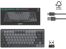 Charger l&#39;image dans la galerie, LOGITECH Clavier sans fil MX Mechanical Mini AZERTY FR (920-010774)
