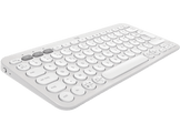 LOGITECH Clavier sans fil Pebble Keys 2 K380s AZERTY Blanc (920-011804) Sans fil Clavier sans fil Blanc