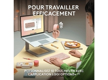 Charger l'image dans la galerie, LOGITECH Clavier sans fil Pebble Keys 2 K380s AZERTY Blanc (920-011804) Sans fil Clavier sans fil Blanc
