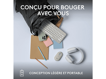 Charger l'image dans la galerie, LOGITECH Clavier sans fil Pebble Keys 2 K380s AZERTY Blanc (920-011804) Sans fil Clavier sans fil Blanc
