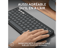 Charger l&#39;image dans la galerie, LOGITECH Clavier sans fil Pebble Keys 2 K380s AZERTY Noir (920-011803)
