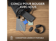 Charger l&#39;image dans la galerie, LOGITECH Clavier sans fil Pebble Keys 2 K380s AZERTY Noir (920-011803)
