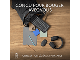LOGITECH Clavier sans fil Pebble Keys 2 K380s AZERTY Noir (920-011803) Sans fil Clavier sans fil Noir