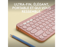Charger l'image dans la galerie, LOGITECH Clavier sans fil Pebble Keys 2 K380s AZERTY Rose (920-011805)
