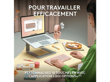 Charger l'image dans la galerie, LOGITECH Clavier sans fil Pebble Keys 2 K380s AZERTY Rose (920-011805)
