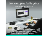 LOGITECH Clavier sans fil POP Icon Keys AZERTY Noir (920-013062)