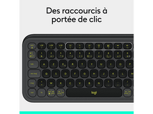 Charger l'image dans la galerie, LOGITECH Clavier sans fil POP Icon Keys AZERTY Noir (920-013062)
