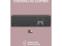 Charger l&#39;image dans la galerie, LOGITECH Clavier sans fil Signature Slim K950 AZERTY Noir (920-012453)
