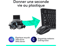Charger l&#39;image dans la galerie, Une illustration du recyclage électronique, avec un clavier, une souris et un ordinateur portable.
