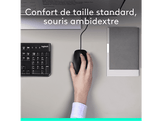 LOGITECH Clavier sans fil + souris MK120 AZERTY Noir (920-002534)