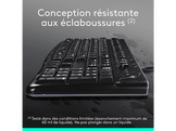 LOGITECH Clavier sans fil + souris MK120 AZERTY Noir (920-002534)