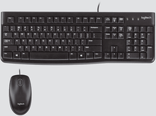 Charger l&#39;image dans la galerie, LOGITECH Clavier + Souris MK120 AZERTY BE Noir (920-002534)
