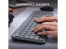 Charger l&#39;image dans la galerie, LOGITECH Clavier sans fil + souris MK950 Signature Slim AZERTY Noir (920-012485)
