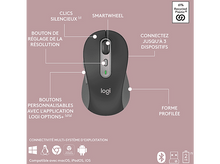 Charger l&#39;image dans la galerie, LOGITECH Clavier sans fil + souris MK950 Signature Slim AZERTY Noir (920-012485)
