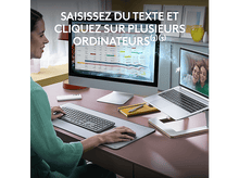 Charger l&#39;image dans la galerie, LOGITECH Clavier sans fil + souris MK950 Signature Slim AZERTY Noir (920-012485)
