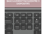 LOGITECH Clavier sans fil + souris MK950 Signature Slim AZERTY Noir (920-012485)