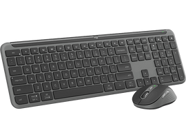 LOGITECH Clavier sans fil + souris MK950 Signature Slim AZERTY Noir (920-012485)