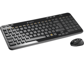 Clavier sans fil + Souris sans fil MK235 QWERTZU Noir (920-007909)