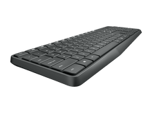 Charger l&#39;image dans la galerie, Clavier sans fil + Souris sans fil MK235 QWERTZU Noir (920-007909)
