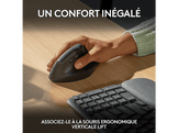 LOGITECH Clavier sans fil Wave Keys AZERTY Noir (920-012292)
