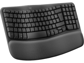 LOGITECH Clavier sans fil Wave Keys AZERTY Noir (920-012292)