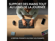 Charger l&#39;image dans la galerie, LOGITECH Clavier sans fil Wave Keys AZERTY Noir (920-012292)
