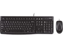 Charger l&#39;image dans la galerie, Clavier + Souris MK120 QWERTZU Noir (920-002559)
