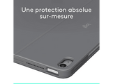 LOGITECH Combo Étui et clavier Touch iPad Air 13'' Gris (920-012613)