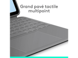 LOGITECH Combo Étui et clavier Touch iPad Air 13'' Gris (920-012613)