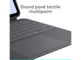 LOGITECH Combo Étui et clavier Touch iPad Pro 13'' Gris (920-012663)